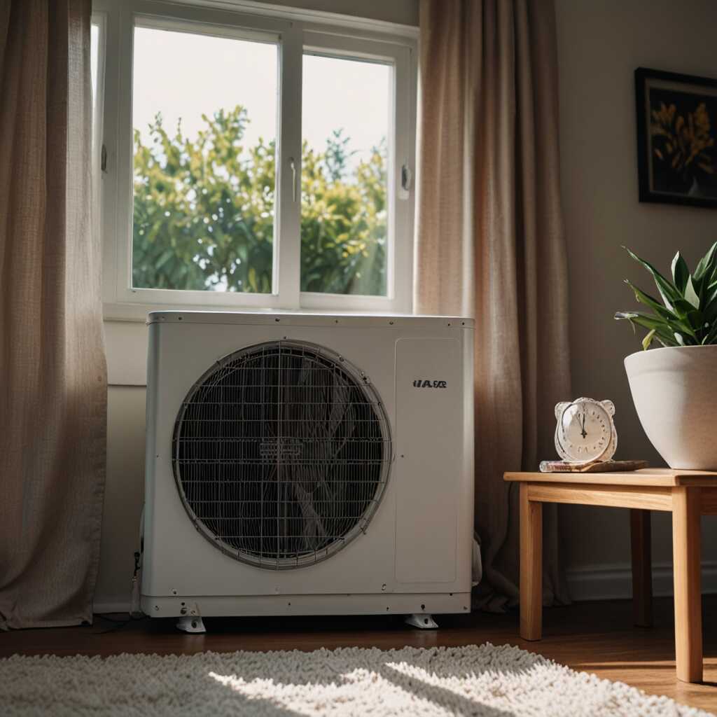 Unterbau Klimaanlage mit freiem Luftzirkulationsweg