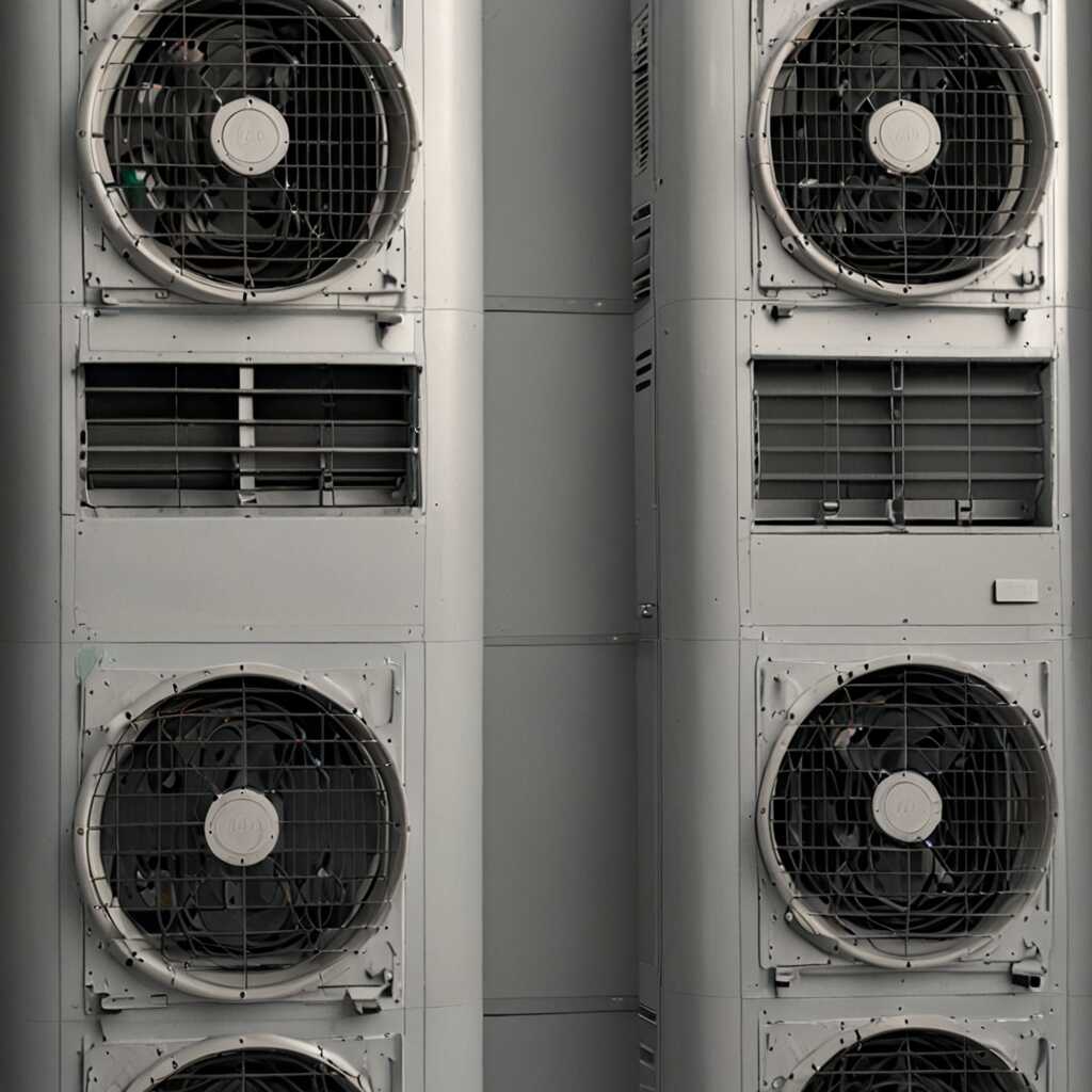 Klimaanlage mit integriertem Präsenzmelder in einem modernen Raum